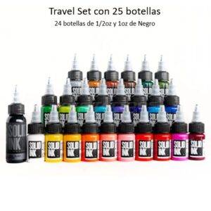 Solid ink Travel Set con 25 de 1/2 oz